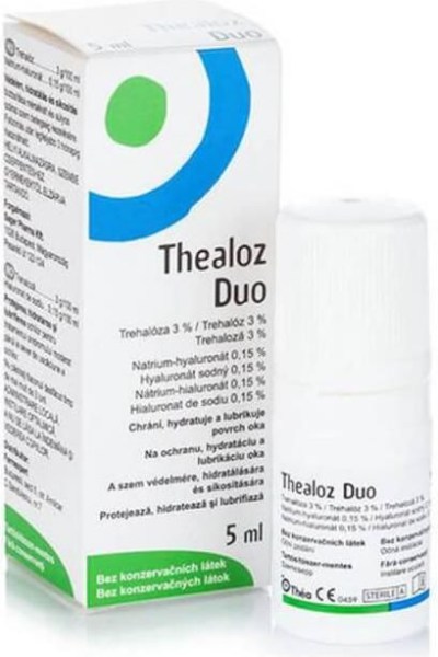 Thealoz Duo 5ML Υποκατάστατο Δακρύων με Υαλουρονικό Οξύ